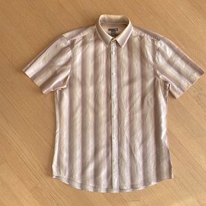 H&M Men’s striped cotton shirt. Size Medium Very good condition.